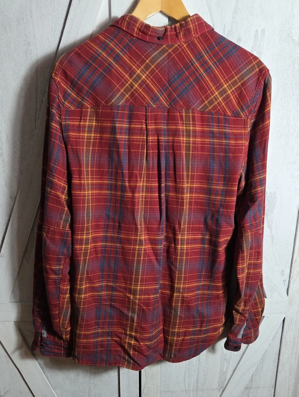 Levi's 100% Cotton Red Regular Fit Flannel Size M